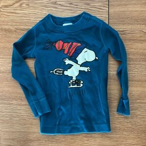 Used winter Hanna Anderson Peanuts / Snoopy Pajama 90cm 3T